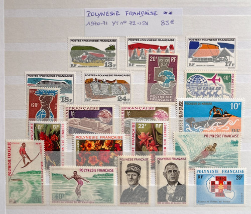 Timbres polynesie francaise - timbres,