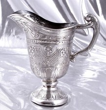 LAPAR - SUPERBE PICHET HANAP STYLE LOUIS XIV - ARGENT MASSIF MINERVE