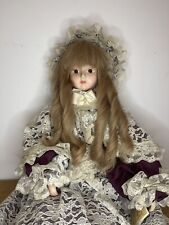 ?RARE!! GRANDE POUPÉE COLOMBINE EN PORCELAINE MODÈLE UNIQUE NUMÉROTÉ ET SIGNÉ