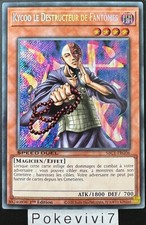 Carte YU-GI-OH! KYCOO LE DESTRUCTEUR DE FANTÔMES SBC1-FRG06 Secret Rare NEUF