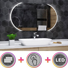 Miroir LED Mural - INTERRUPTEUR TACTILE - Baltimore + TOUCH