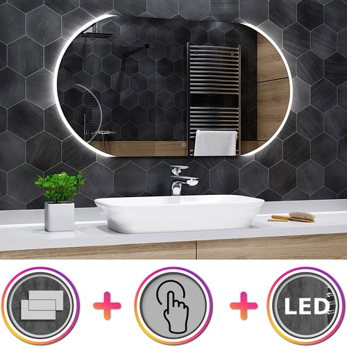 Miroir led mural - miroir,