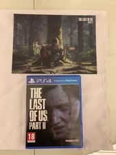 LAST OF US PART II PS4 WITH LIMITED EDITION LENTICULAR CARD MINT CONDITION !!!!!