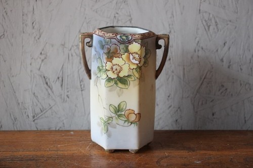 Ancien vase hexagonal noritake - vase,