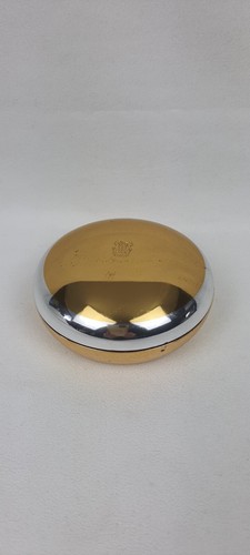 Poudrier doré argenté - argenté, ou