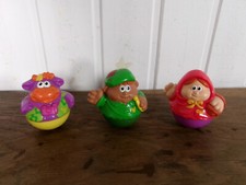 Lot de 3 figurines Weebles Culbuto Hasbro 2004 Playskool petit chaperon rouge