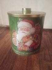  BOITE METAL RONDE Décoration PERE NOEL  