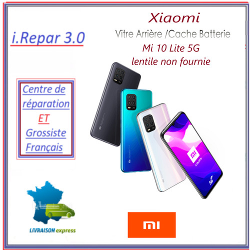 Vitre arrière xiaomi 10 - vitre, mi