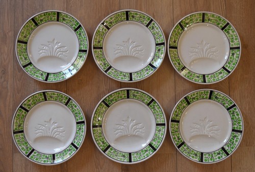 Assiettes asperges ou - 6, à