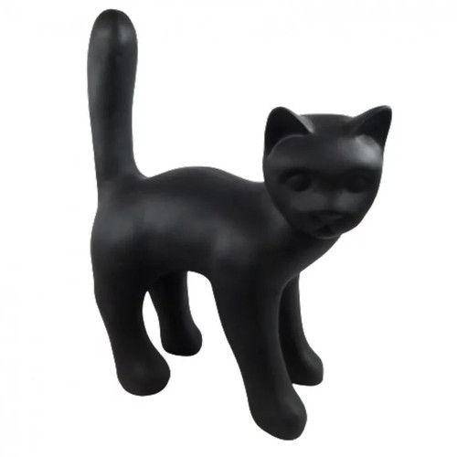 Statue chat résine queue - statue, en