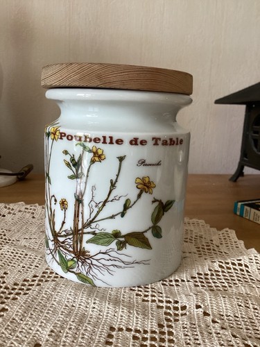 Pot porcelaine décor - pot,