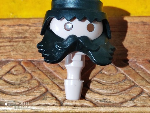 Playmobil tête perruque barbe - perruque,
