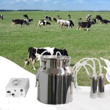 Machine à traire de vache 14L, trayeuse électrique sous vide à pulsation 