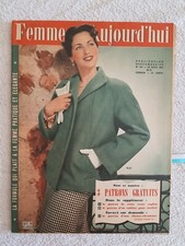 FEMMES D'AUJOURD'HUI N°433 22/8/1953 Mode Couture Tricot Poupée