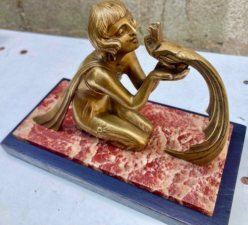 Sculpture statue art déco - sculpture,