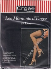 Bas nylon ERGEE 15 deniers coloris Sand. Taille 1. Stockings West Germany (RFA)