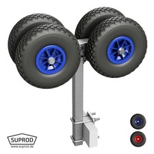 4 fois Rouleaux chariot de mise à l'eau aide à la mise à l'eau Ø 260 mm