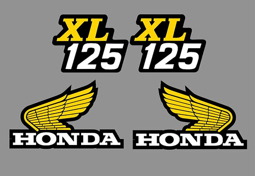 Stickers honda 125 xl - stickers,