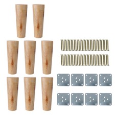 6" Rond Bois Meuble Jambe