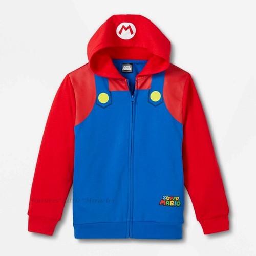 Super mario boys hoodie - super,