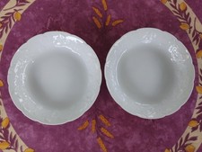 2 Assiette Creuse Porcelaine