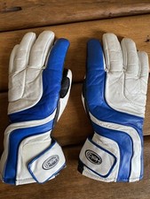 Gants Moto Held Gore Tex cuir imperméable Hiver homme T 8 1/2 blanc bleu noir