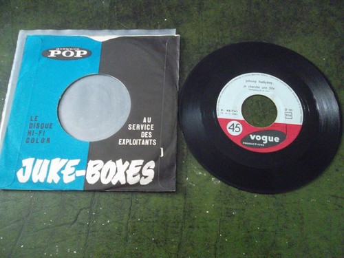 Vinyle johnny hallyday - 45, t