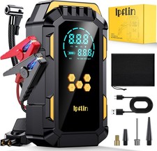 Car Jump Starter with Electric Air Pump, Car Jump Starter 150 PSI 4000 A Externa