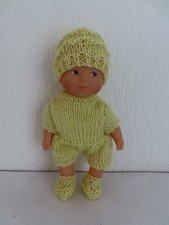 DERNIER vetement poupée mini-calin  corolle 20 cm 3 pieces barboteuse +chapeau+