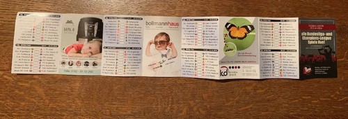Plan match bundesliga - match, tour