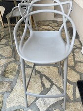 KARTELL tabouret MASTERS STOOL H 75 cm Gris - Technopolymère thermoplastique