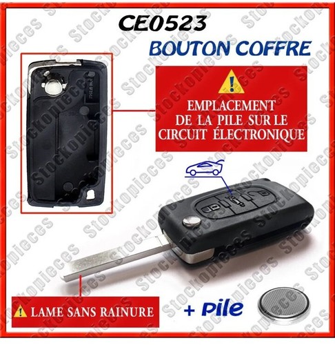 Plip cle coque clef boitier - clef,