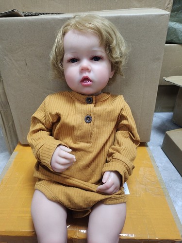 55cm reborn baby dolls soft - 3d,