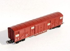 JOUEF HO 6531 WAGON COUVERT, FOURGON BAGAGE TRANSPORT MARCHANDISE TYPE GAS, SNCF