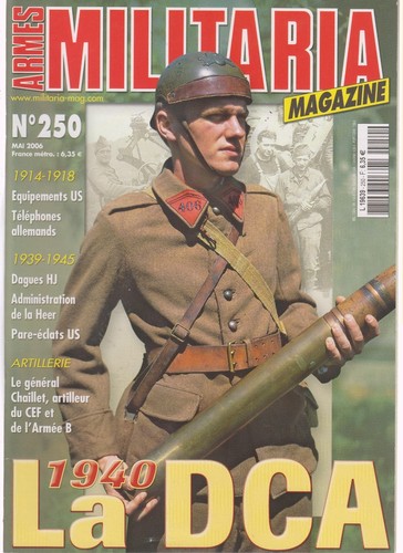 Militaria 250 dca - 1940, /