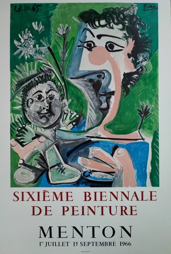 Pablo picasso affiche expo - picasso,