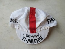 Casquette cycliste TI-RALEIGH CAMPAGNOLO vintage cap hat collection