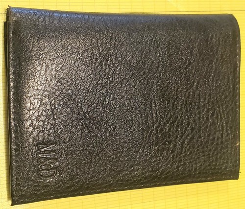 Porte feuille cuir - cuir, noir