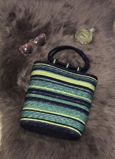 Faded Glory Straw Bag Purse