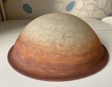 Vasque en pate de verre Muller Freres (lampe, suspension, lustre) Art Déco