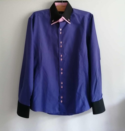 Chemise violette coton