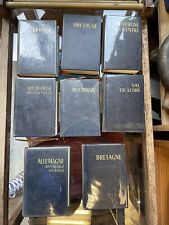 Lot 8 Livre Guide Bleu Ancien Tourisme France Maroc Bretagne Roumanie Allemagne 