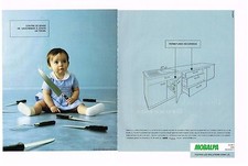 PUBLICITE ADVERTISING  2003   MOBALPA  cuisines  (2 pages)