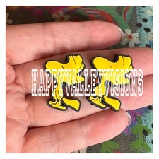2 Pce YELLOW WOODSTOCK BIRD