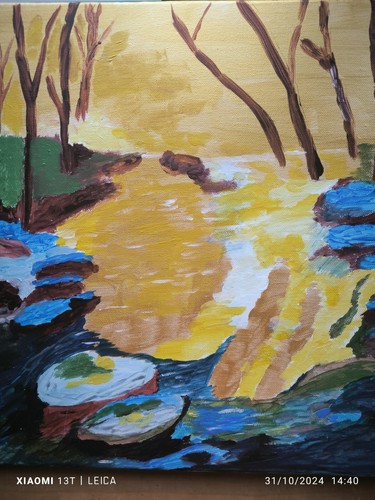 Tableau peinture acrylique sur - tableau,