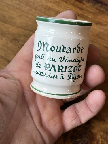 Ancien pot a moutarde - pot,