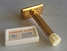 Ancien Rasoir Gold Mécanique Merkur Solingen Vintage