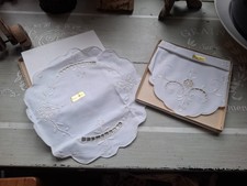 Lot de 2 Napperons  vintages