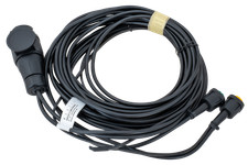 MANTES, faisceau de remorque, 5 m, prise 13 broches, 2 baïonnettes 5 broches