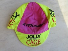 Casquette cycliste JOLLY COMPONIBILI 2 Francesco MOSER CAGE vintage cap hat